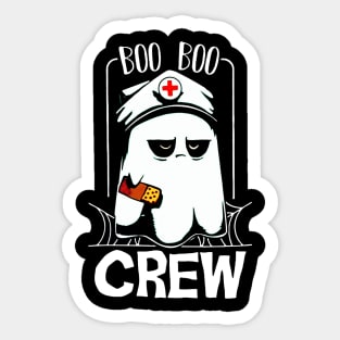 Nurse Boo Boo Crew Classic Sticker